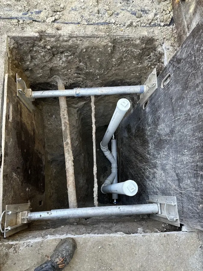 Experienced plumber completing Gas Line Repair work in Wisconsin Dells